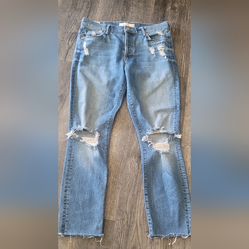 Mother The Stunner Blue Jeans